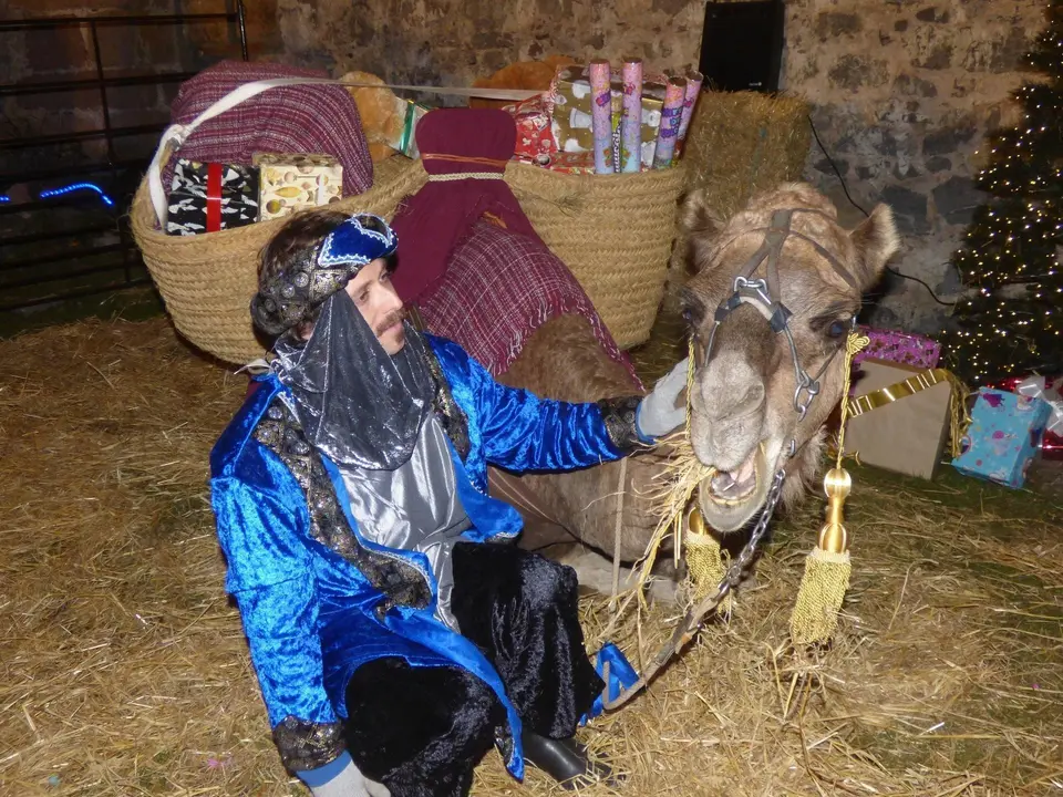 El Cartero Real llegó al castillo en diciembre de 2019