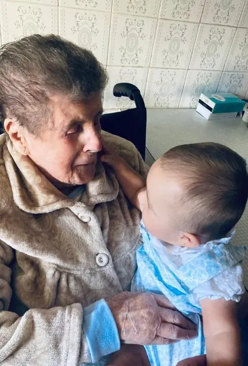 María Barrio y Martín su cuarta generación.