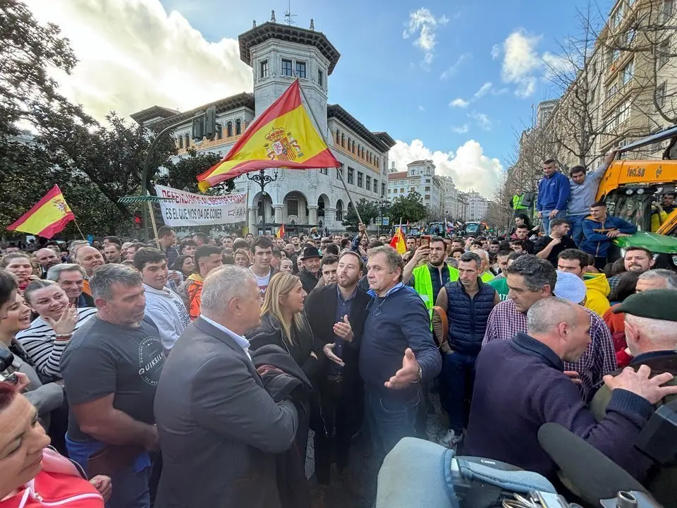 Protesta Tractores Santander 2024