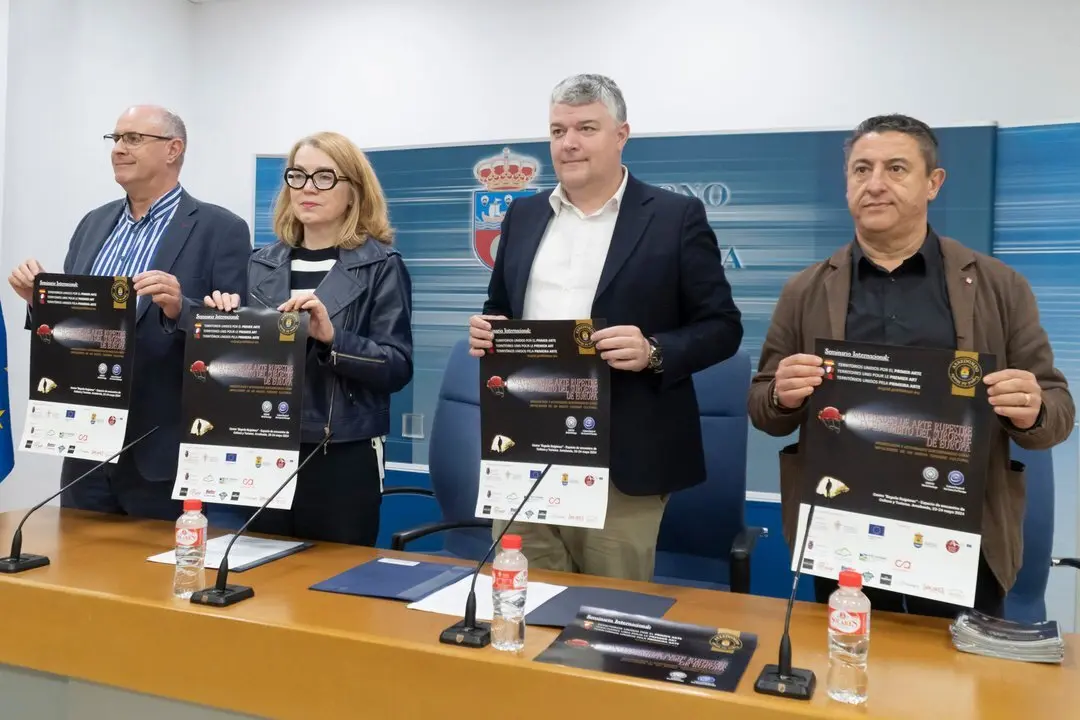 13/05/2024 11:15 horas. Sala de Prensa del Gobierno
Los consejeros de Cultura, Turismo y Deporte, Eva Guillermina Fern&aacute;ndez, y de Econom&iacute;a, Hacienda y Fondos Europeos, Luis &Aacute;ngel Ag&uuml;eros, presentan el Seminario Internacional de Territorios por el Primer Arte.