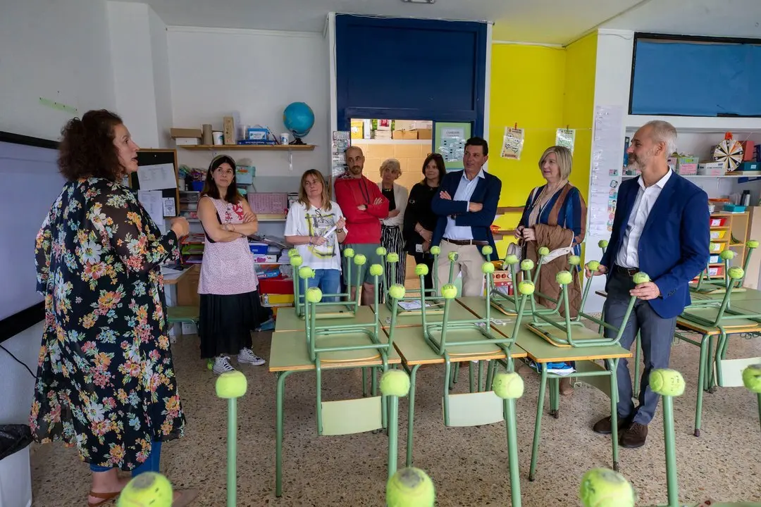 10:00 horas.AJO. Colegio BenedictoEl consejero de Educaci&oacute;n, Formaci&oacute;n Profesional y Universidades, Sergio Silva, visita el CEIP Benedicto en Ajo. 7 JUNIO 2024 &copy;&nbsp;Miguel De la Parra