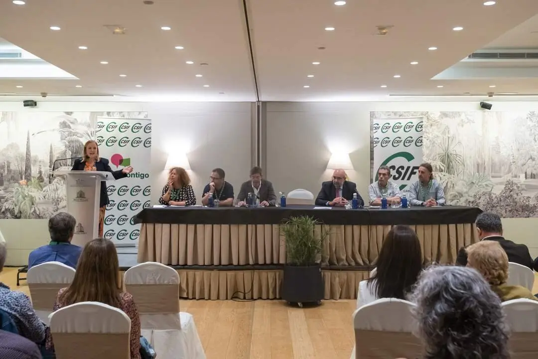 14:00 horas. Hotel Sardinero, Santander. La consejera de Presidencia, Justicia, Seguridad, y Simplificaci&oacute;n Administrativa, Isabel Urrutia, clausura el XI Congreso Auton&oacute;mico CSIF Cantabria. 19 de sept. de 24 &copy; Ra&uacute;l Lucio