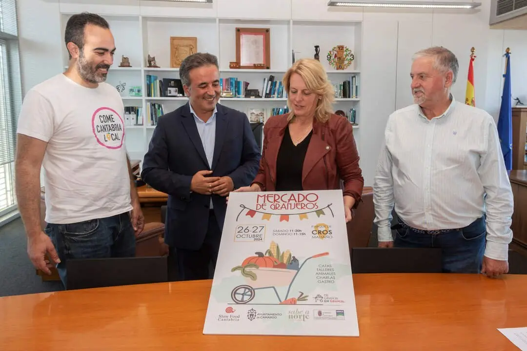 13.00 horas. Despacho de la consejera 

La consejera de Desarrollo Rural, Ganader&iacute;a, Pesca y Alimentaci&oacute;n, Mar&iacute;a Jes&uacute;s Susinos, presenta el Mercado de Granjeros (de granja en granja).