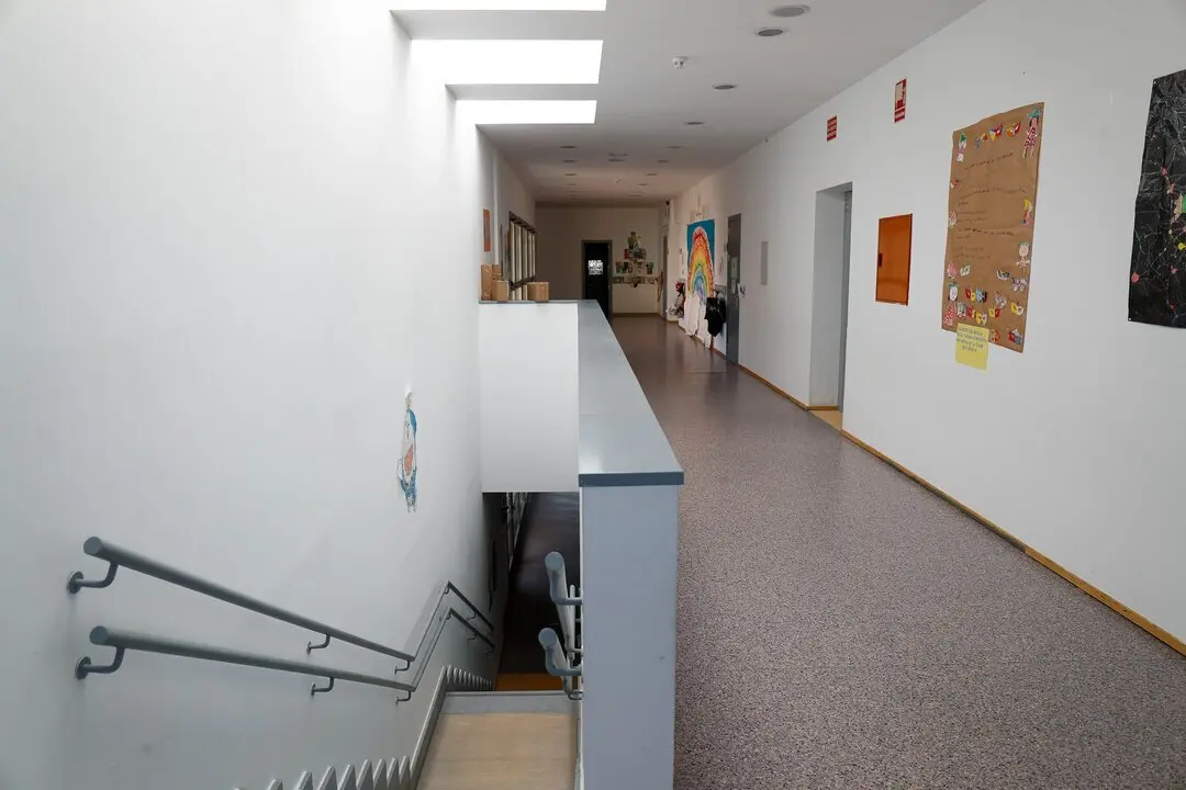 Illustration, detail of the interior of the Nobelis College in Valdemoro closed during the coronavirus COVID19 pandemic period. In Valdemoro, Madrid, on May 20, 2020.