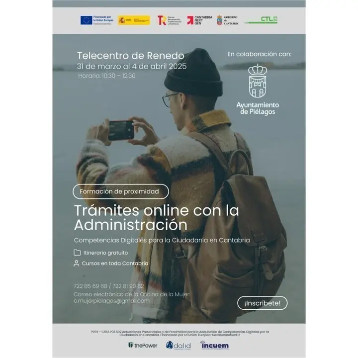 CARTEL TALLER RENEDO - TRAMITES ONLINE (PRIMAVERA 2025)(1)