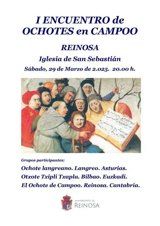 Cartel   I Encuentro de ochotes en Camp&oacute;o