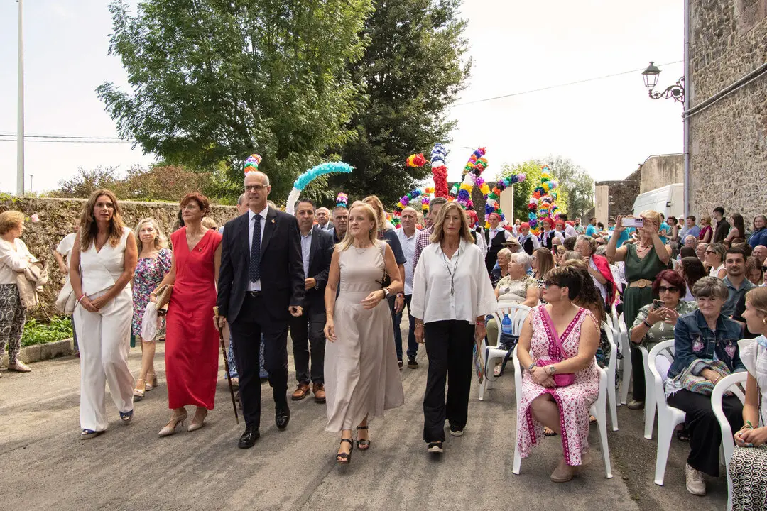 La consejera de Presidencia, Justicia, Seguridad y Simplificaci&oacute;n Administrativa, Isabel Urrutia, asiste a la festividad de la Virgen de la Cama.
@Patricia Pereda