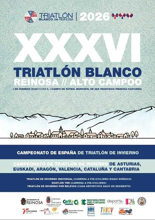 Cartel Triatlón 26 Campeonato de España