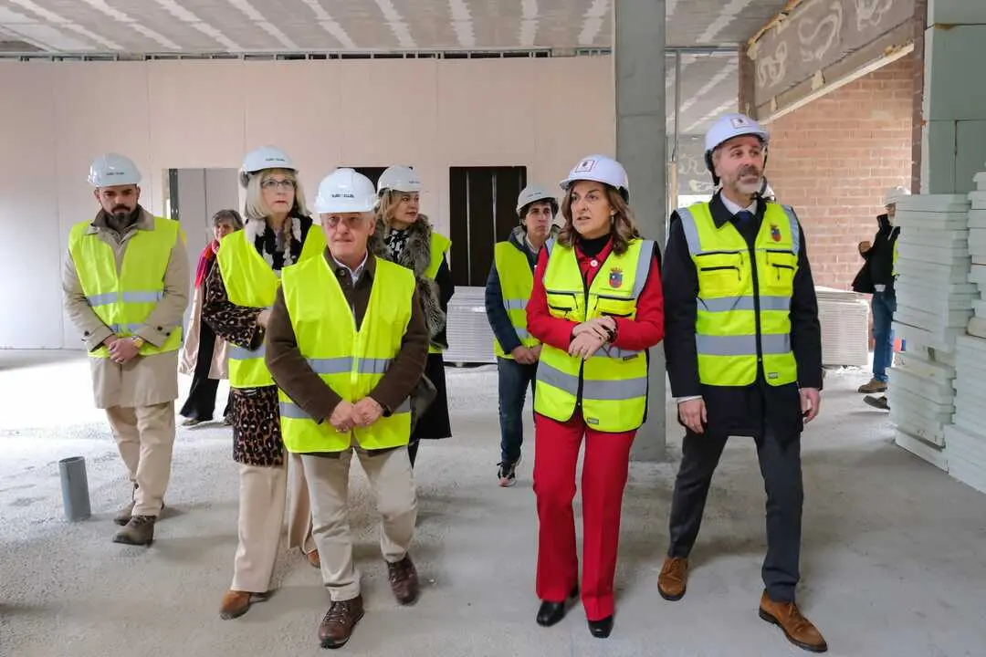 10:30 horas. Villaescusa. La presidenta de Cantabria, Mar&iacute;a Jos&eacute; S&aacute;enz de Buruaga, visita las obras de ampliaci&oacute;n del CEIP Marcial Solana. 13 de febrero de 2026 &copy; Ra&uacute;l Lucio