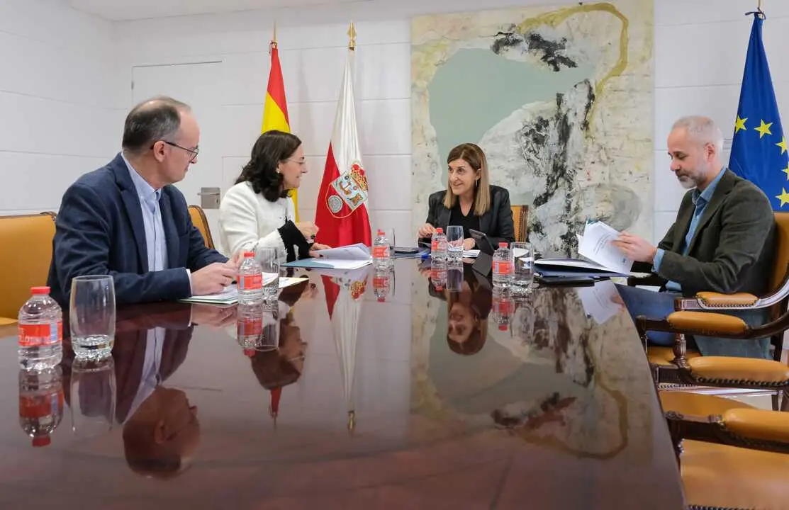 11:30 horas. Gobierno de Cantabria. La presidenta de Cantabria, Mar&iacute;a Jos&eacute; S&aacute;enz de Buruaga, se re&uacute;ne con la rectora de la Universidad de Cantabria, Conchi L&oacute;pez. 12 de marzo de 2026 &copy; Ra&uacute;l Lucio