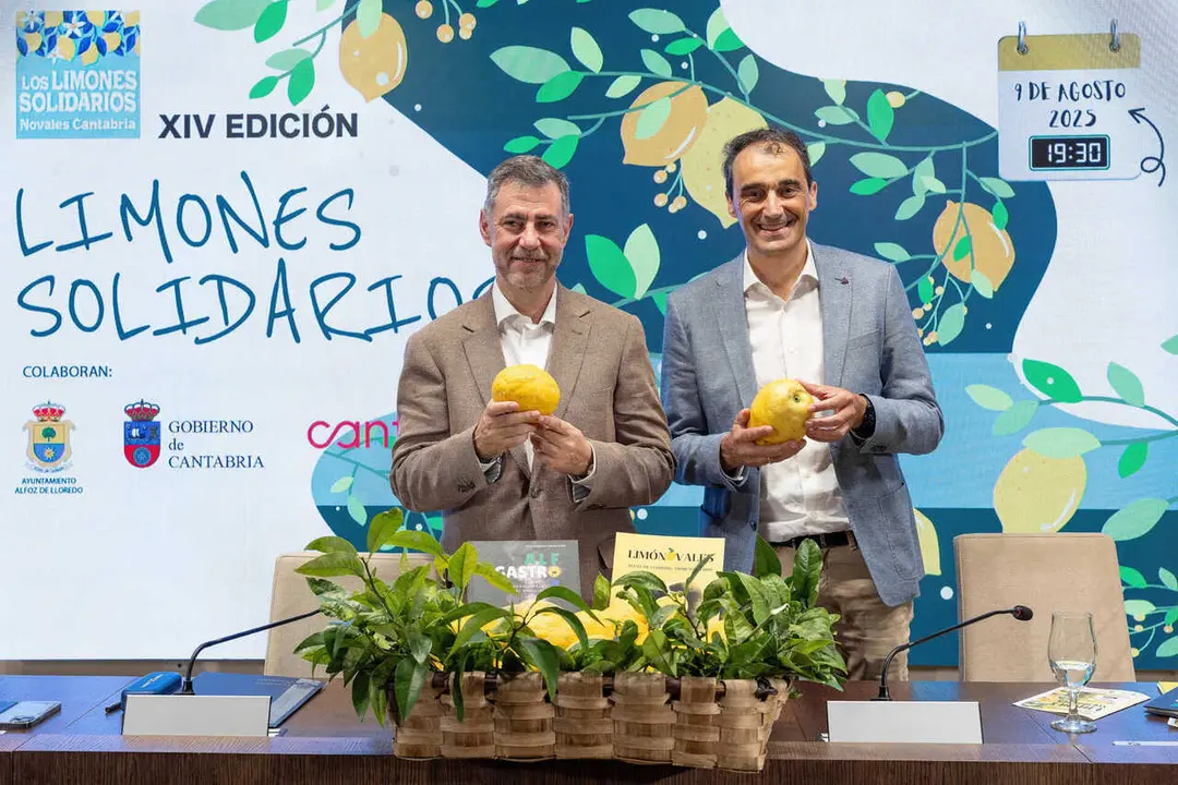El consejero de Cultura, Turismo y Deporte, Luis Mart&iacute;nez Abad, presenta, en rueda de prensa, la XIV edici&oacute;n de Limones Solidarios.

@Miguel de Arriba