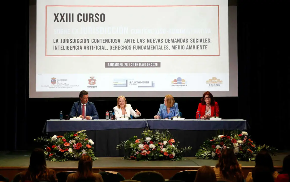 La consejera de Presidencia, Justicia, Seguridad y Simplificaci&oacute;n Administrativa, Isabel Urrutia, clausura la XXIII Edici&oacute;n del Curso sobre la Jurisdicci&oacute;n Contencioso-Administrativa.
29 MAY 26