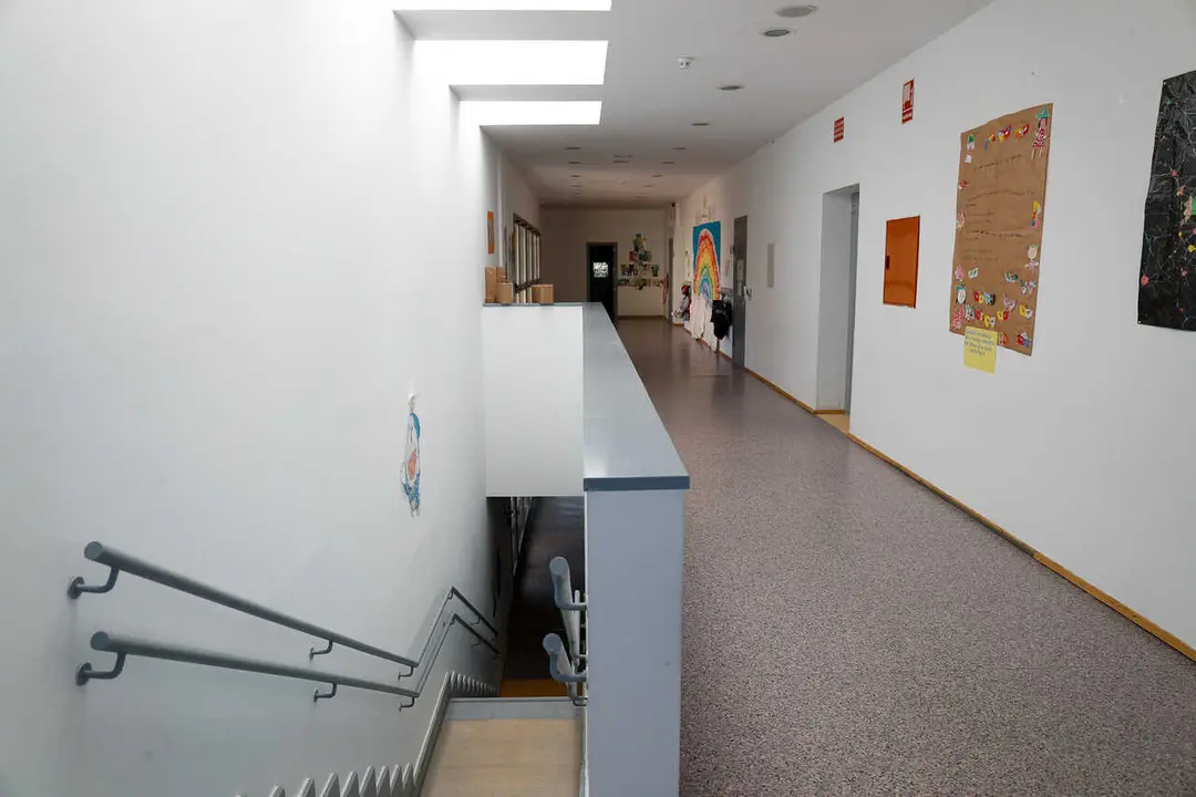 Illustration, detail of the interior of the Nobelis College in Valdemoro closed during the coronavirus COVID19 pandemic period. In Valdemoro, Madrid, on May 20, 2020.