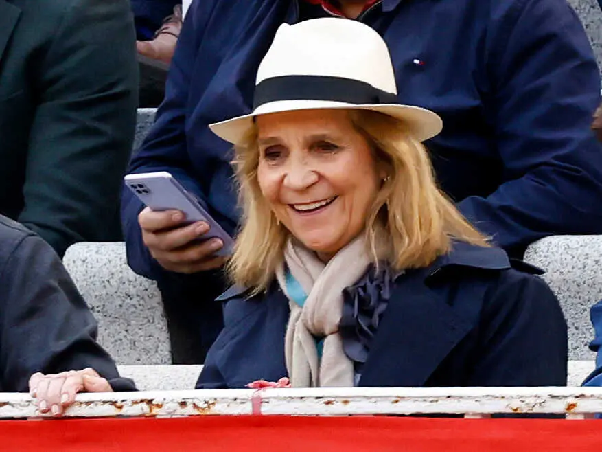 La Infanta Elena asiste a la corrida de toros de San Isidro en la plaza de las Ventas, a 15 de mayo de 2024, en Madrid (Espa&ntilde;a)
TOROS;PLAZA;GENTE
Jose Velasco / Europa Press
15/5/2024