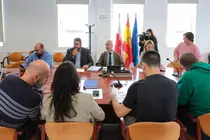 12:00 horas. CEIP Sim&oacute;n Cabarga, Santander. El consejero de Educaci&oacute;n, Formaci&oacute;n Profesional y Universidades, Sergio Silva, preside la Mesa de Di&aacute;logo con la Junta de Personal Docente. 16 de octubre de 2025 &copy; Ra&uacute;l Lucio