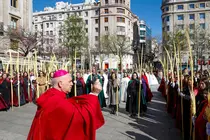La presidenta de Cantabria, Mar&iacute;a Jos&eacute; S&aacute;enz de Buruaga, participa en la procesi&oacute;n del domingo de ramos y en la posterior misa en la Bas&iacute;lica Catedral de Santander.
29 mar 26