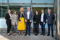 11:30 horas. Sala de prensa del Gobierno de Cantabria. El consejero de Econom&iacute;a, Hacienda, Fondos Europeos y Financiaci&oacute;n Auton&oacute;mica, Luis &Aacute;ngel Ag&uuml;eros, presenta, en rueda de prensa, el &lsquo;Festival de Folclore Cantabria y Europa&rsquo;. 10 de abril de 2026 &copy; Ra&uacute;l Lucio