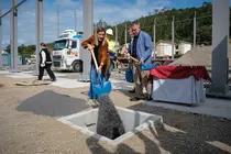 11:00 horas. Argo&ntilde;os. La presidenta de Cantabria, Mar&iacute;a Jos&eacute; S&aacute;enz de Buruaga, asiste al acto de inicio de las obras nuevo polideportivo de Argo&ntilde;os. 21 de abril de 2026 &copy; Ra&uacute;l Lucio