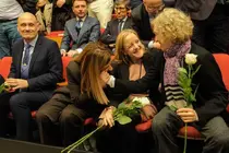 12:15 horas. Teatro municipal de Los Corrales de Buelna. La presidenta de Cantabria, Mar&iacute;a Jos&eacute; S&aacute;enz de Buruaga, preside la celebraci&oacute;n del &lsquo;D&iacute;a europeo de las v&iacute;ctimas del terrorismo&rsquo;. 11 de marzo de 2026 &copy; Ra&uacute;l Lucio