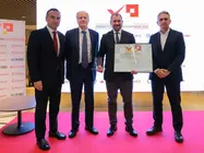 13:30 horas. Sede Territorial de Banco Santander. Calle Hern&aacute;n Cort&eacute;s, 11. Santander. EL consejero de Industria, Empleo, Innovaci&oacute;n y Comercio, Eduardo Arasti, asiste a la entrega del X Premio Pyme del A&ntilde;o. 1 de julio de 2026 &copy; Ra&uacute;l Lucio
