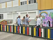 El consejero de Educaci&oacute;n, Formaci&oacute;n Profesional y Universidades, Sergio Silva, visita al CEIP Vald&aacute;liga.