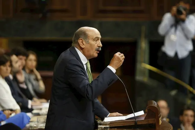 El diputado del PRC, Jos&eacute; Mar&iacute;a Maz&oacute;n, en el Congreso