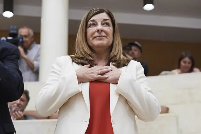 Santander 3/7/23
Parlamento de Cantabria
Investidura Presidencia Cantabria
Maria Jose Saenz de Buruaga

Photo: Cesar Ortiz Gonzalez