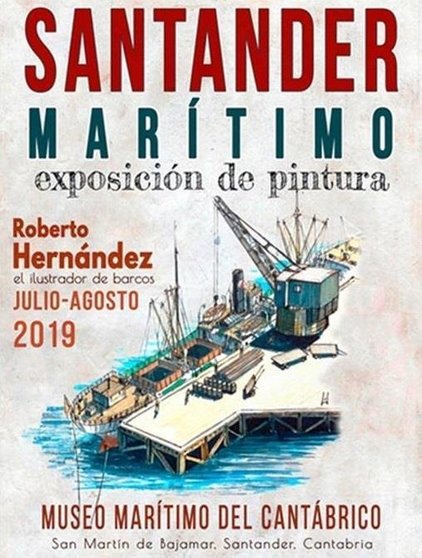 Cartel de la exposición 'Santander Marítimo'