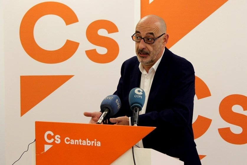 El portavoz de Ciudadanos (Cs) Cantabria, Félix Álvarez