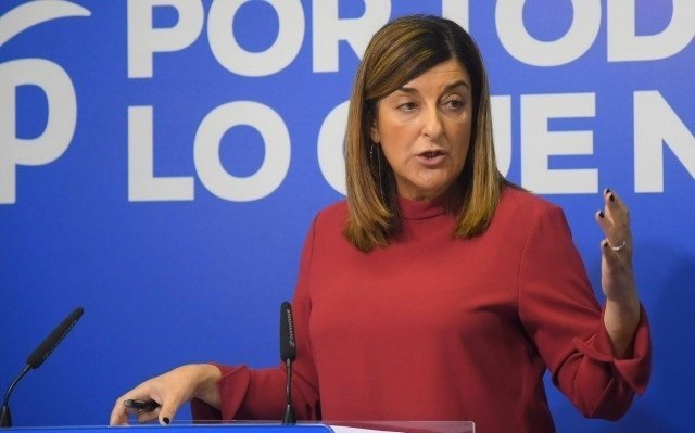 María José Sáenz de Buruaga, líder del PP cántabro