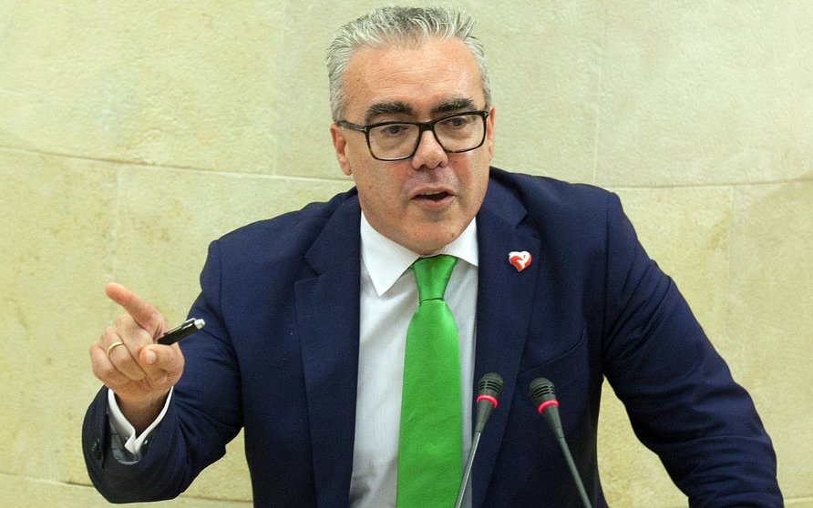 El portavoz parlamentario regionalista, Pedro Hernando