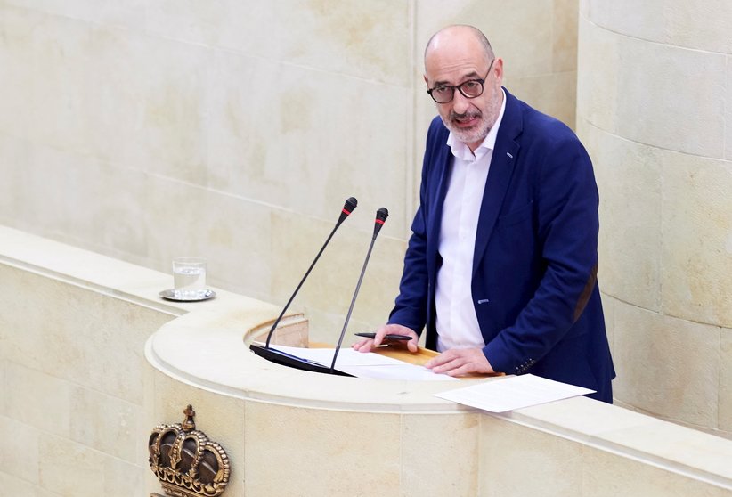 El portavoz del grupo Cs en el Parlamento de Cantabria, Félix Álvarez