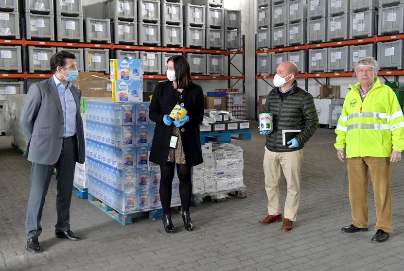 Donación de Nestlé al Banco de Alimentos de Cantabria
