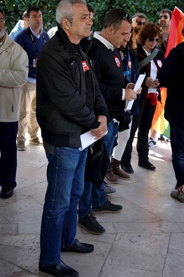 Carlos Sánchez y Mariano Carmona, líderes de CCOO y UGT en Cantabria