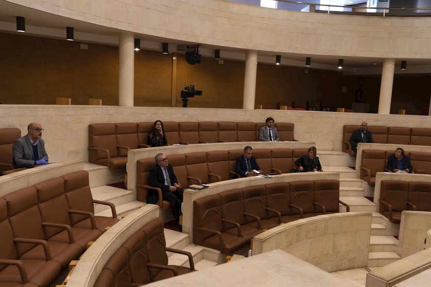 Comisión del COVID en el Parlamento de Cantabria