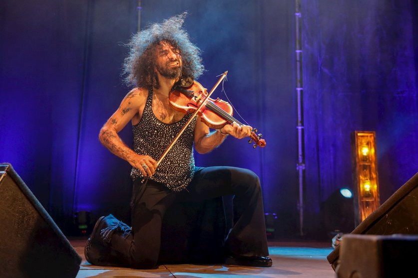 El violinista Ara Malikian durante un concierto 