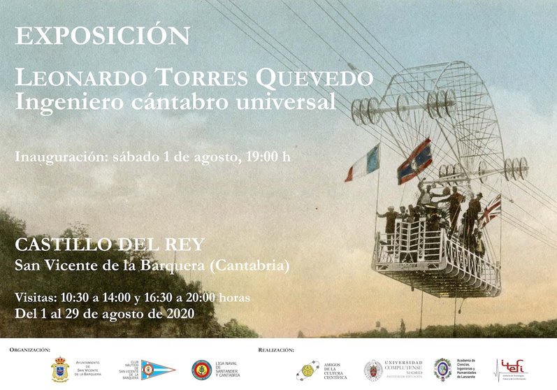 Exposición sobre Leonardo Torres Quevedo en San Vicente de la Barquera