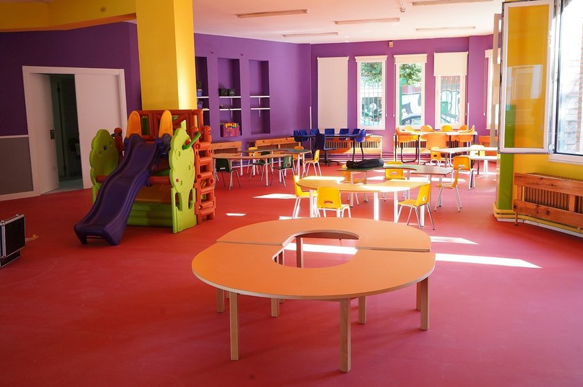 Interior de una de las escuelas infantiles municipales.