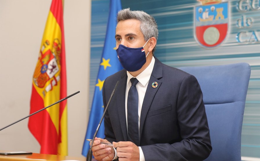 El vicepresidente del Gobierno de Cantabria, Pablo Zuloaga