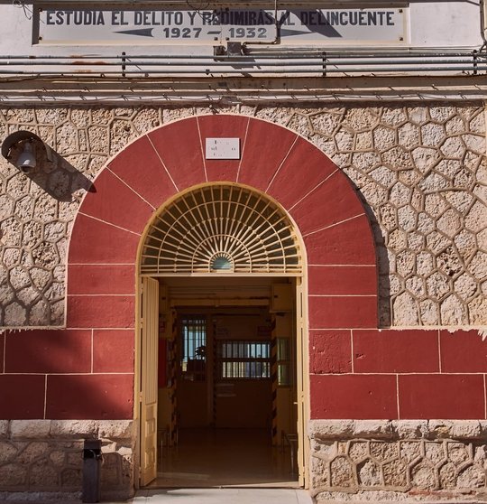 Imagen de uno de los accesos al centro penitenciario de Burgos