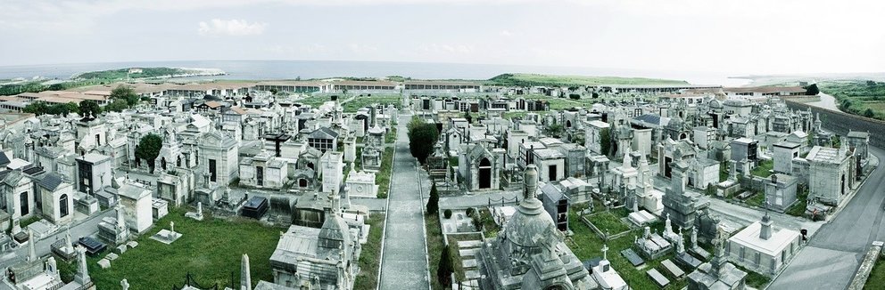 Cementerio de Ciriego, en Santander. Camposanto. Todos los Santos