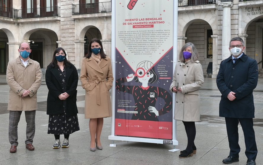 La alcaldesa de Santander, Gema Igual, preside un acto simbólico para celebrar el Día Internacional de la Mujer y la Niña en la Ciencia