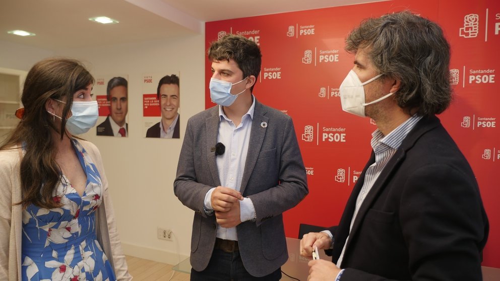 Daniel Fernández, portavoz del PSOE de Santander