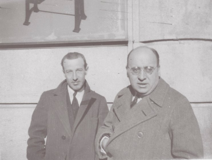 Gerardo Diego y José María de Cossío.