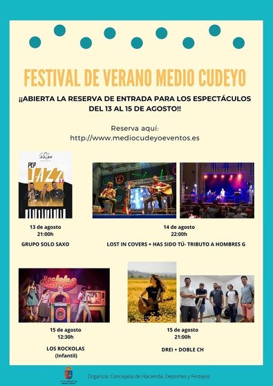 Programa Festival de Verano de Medio Cudeyo.