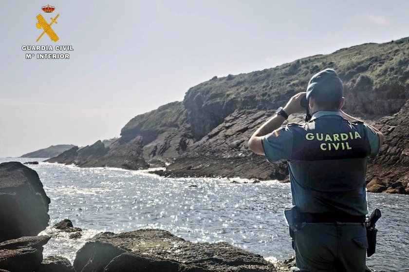 La Guardia Civil vigila la costa de Cantabria