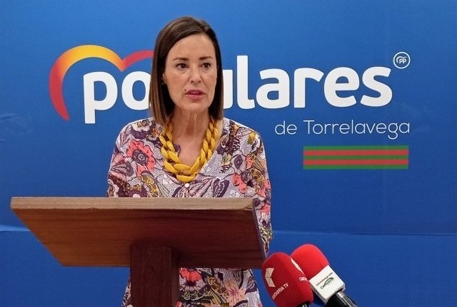 Archivo - Marta Fernández Teijeiro, portavoz del PP de Torrelavega