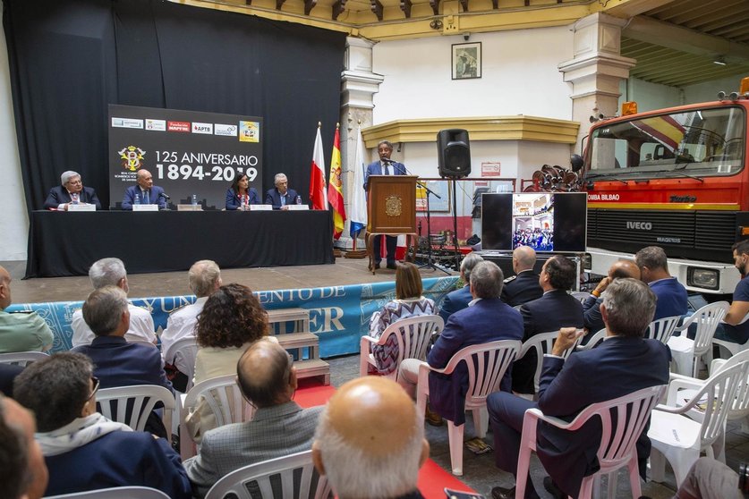 Acto de 125 aniversario Bomberos Voluntarios de Santander