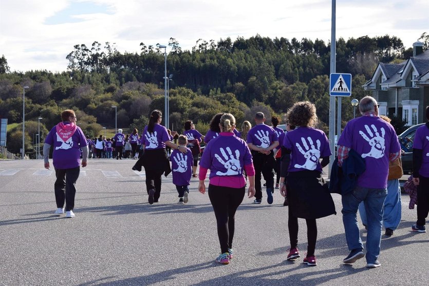 Marcha contra la Violencia de Género en Oruña