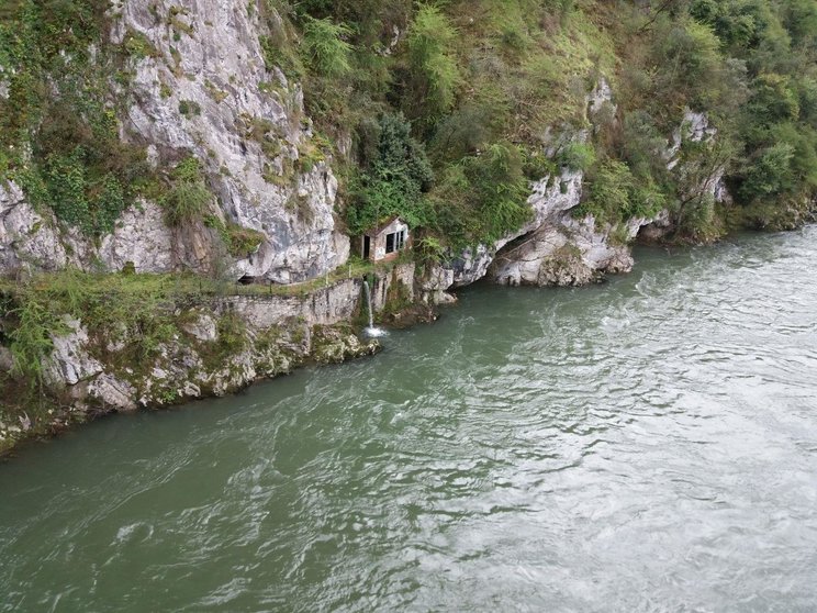 Río Nalón de Asturias.